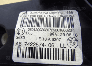 BMW F45 45 lampa prawa 2018 rok H7 europa ok 6
