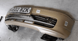 Zderzak przód przedni bmw E46 seria 3 coupe przedlift lightgelb złoty halogeny 3