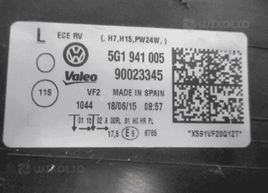 Lampa przednia przód lewa vw golf vii 7 5G1 2012-2016 31