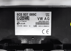 Moduł sterownik komfortu skoda fabia iii 6V 6C0937089C 2014-2018 4