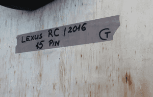 Lusterko prawe lexus rc 15 pin 2016 12