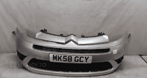 Zderzak przód przedni do citroen C4 picasso ezrc srebrny halogeny 1