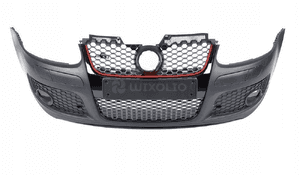 Zderzak przedni do vw golf 5 2003-2009 rok look gti + halogeny nowy 3