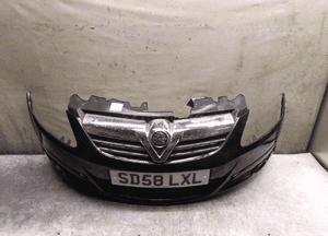Zderzak przód przedni do opel corsa d halogen kod kolor Z20R czarny 1