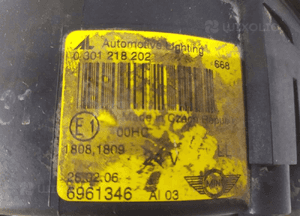 MINI COOPER R50 Lampa przednia H7 R - 14864 5