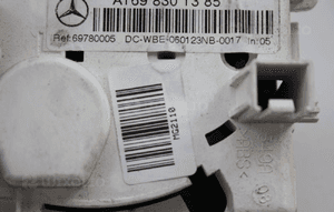 Panel sterowania klimatyzacji Mercedes A W169 3