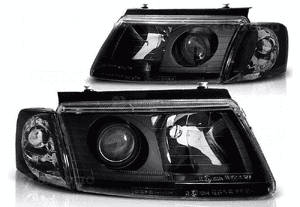 Lampy reflektory do vw passat B5 od 1996 do 08.2000 roku  H7 black  depo 1