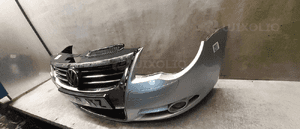 Zderzak przód przedni vw volkswagen eos LA7W srebrny halogeny 3