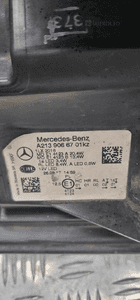 Mercedes W213 lampa lewa lewy przód przednia uk anglik A2139066701 16