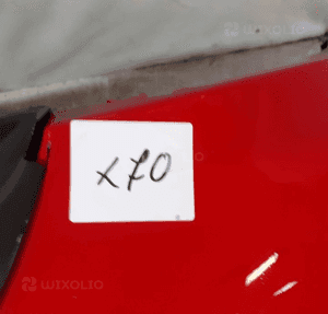 Zderzak tył tylny do volkswagen fox LP3G czerwony 2