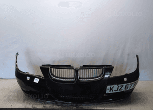 Zderzak przód przedni do bmw serii 3 seria 3 E90 xenon spryski schwarz ii czarny halogeny 2