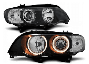 Lampy bmw X5 E53 99-03 rok xenon D2S depo black 2