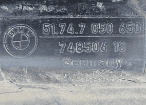 BMW E60 E61 2.0 D kierownica powietrza chłodnicy wlot osłona 74850610 5