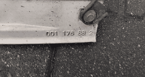 Listwa progowa próg nakładka lewa mercedes W176 a klasa 001176882 3