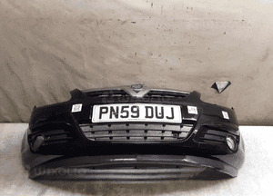 Zderzak przód przedni opel corsa d Z20R czarny halogeny 1