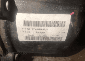 Dyferencjał tylny z przełożeniem 3.54 Range Rover LM L322 3,6 TDV8 2