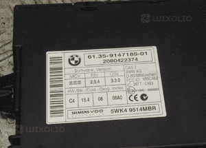 MODUŁ CAS BMW E60 E61 5WK49513CBR 4