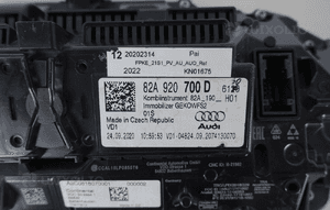 Licznik virtual zegary lcd audi A1 82A 82A920700D 6