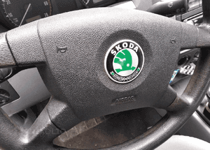 Skoda Fabia I deska airbag kierowcy pasazera 4