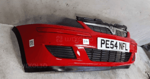 Zderzak przedni przód opel corsa c lift Y547 czerwony 4