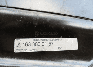 MASKA MERCEDES KLASA ML W163 98-05 oryginał 3