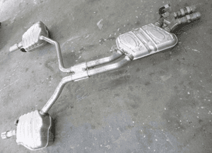 Audi A8 D4 4H0 tłumik wydech rura komplet 4