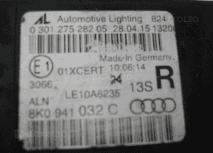 Audi A4 B8 8K0 lift bi xenon skrętny idealna lampa przednia prawa 8