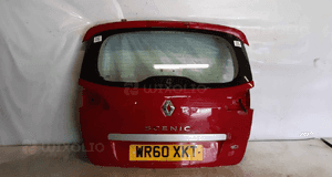 Klapa tył tnnnj tylna bagażnika do renault scenic iii 3 bordo bordowa tennj 1
