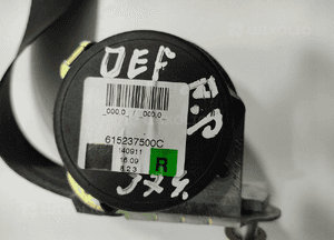 PAS BEZPIECZEŃSTWA PRAWY PRZÓD PRZEDNI PASAŻERA DEFENDER 615237500C 2007-14 4