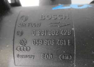 PRZEPŁYWOMIERZ POWIETRZA AUDI A4 B5 VW 2.5 TDI 059906461E 7