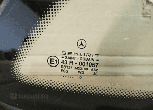 Szyba karoseryjna trójkąt lewy tył Mercedes A168 3
