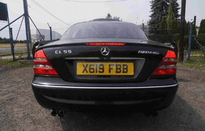 WYDECH TŁUMIK UKŁAD WYDECHOWY MERCEDES CL W215 1