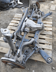 AUDI A7 4G 3.0 TDI WÓZEK ZAWIESZENIA TYLNY SANKI TRAWERS RAMA TYŁ BDB STAN 2