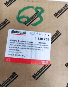 Ford mondeo scorpio coguar klocki hamulcowe przód przednie nowy oryginał 2