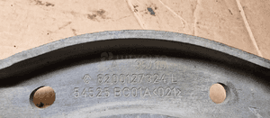 Uchwyt mocowanie sanek wózka lewe Renault Clio III 8200127324L 6