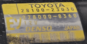 Toyota Yaris I 1 1.0 VVTI rozrusznik  28100-0J010   23030 9