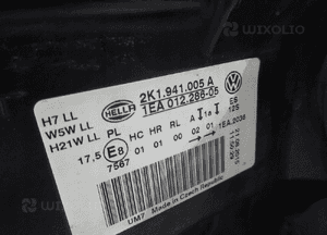 Vw caddy lift lampa lewa 2K1941005A 2015 8