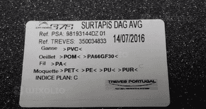 Dywaniki welurowe citroen grand C4 6