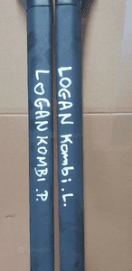 Relingi dachowe komplet prawy lewy Dacia Logan I 7