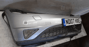 } ZDRZAK PRZÓD PRZEDNI HONDA CIVIC VIII 8 UFO NH700M SREBRNY SPRYSKIWACZE LAMP XENON HALOGENY 4