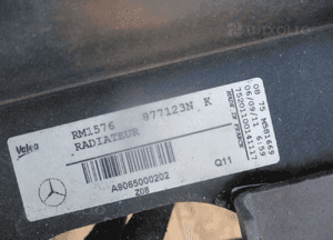 Pas przedni chłodnice mercedes sprinter W906 2.2 cdi 6