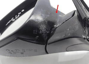 Lusterko lewe peugeot 208 i 4  3 kabli 2012-2019 europa 6