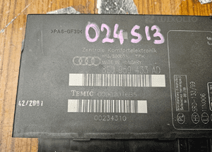 Moduł 8E0959433AD Komfortu Sterownik Komputer Audi A4 S4 B6 B7 2