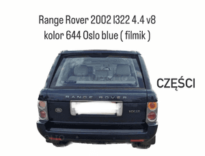 Land Rover Range 2002 644 l322 4.4 V8 Dywan pasy licznik napinacz podszybie fotel dach 2