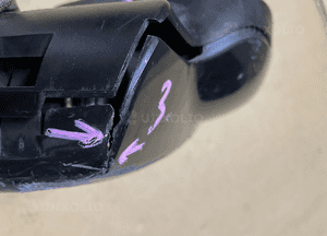 MERCEDES VITO / VIANO 639 lusterko lewe  8pin składane wkład obudowa plastik instalacja 4