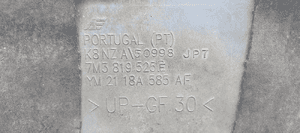 Podszybie osłona podszybia ściana grodziowa Ford Galaxy MK1 Lift 7M3819525E 7