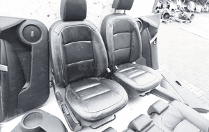 Fotele siedzenia skóra boczki grzane nissan qashqai i J10 fl 10
