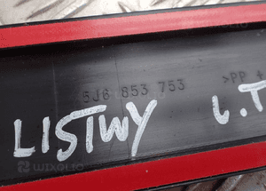 Skoda fabia ii listwa drzwi lewy tył 5J6853753 radom 3