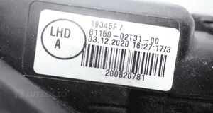 Toyota corolla sedan E21 lampa full led lewy przód 2018- 81150-02T31 8