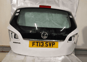 / KLAPA TYŁ TYLNA BAGAŻNIKA OPEL MERIVA B 2 II Z40R BIAŁA 5